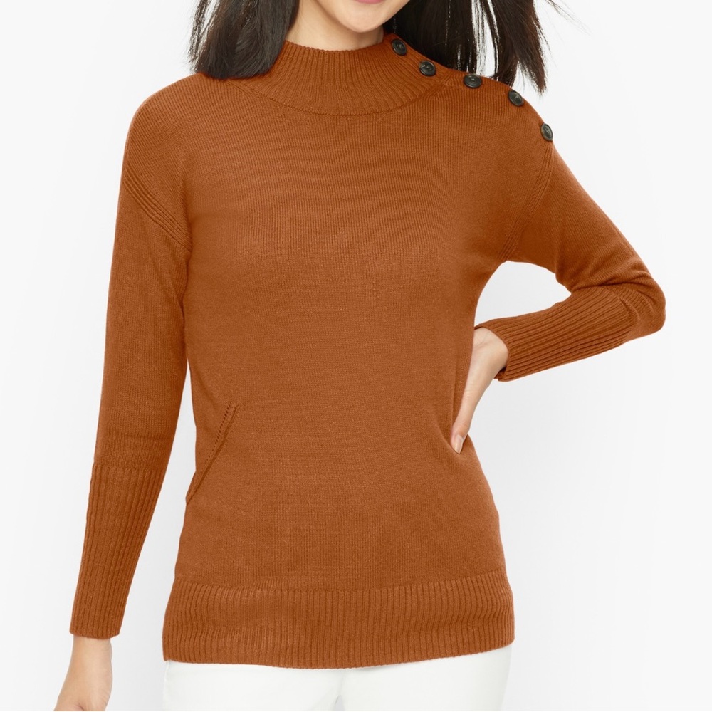 Talbots Button Pullover Sweater